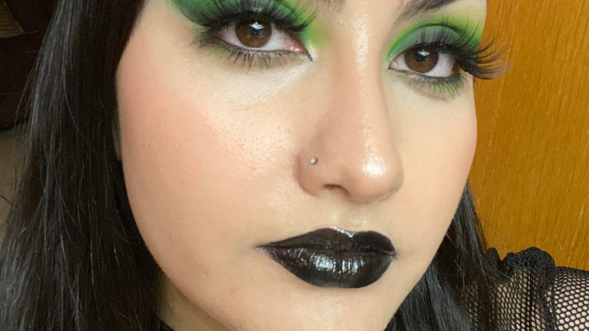 Black and green look