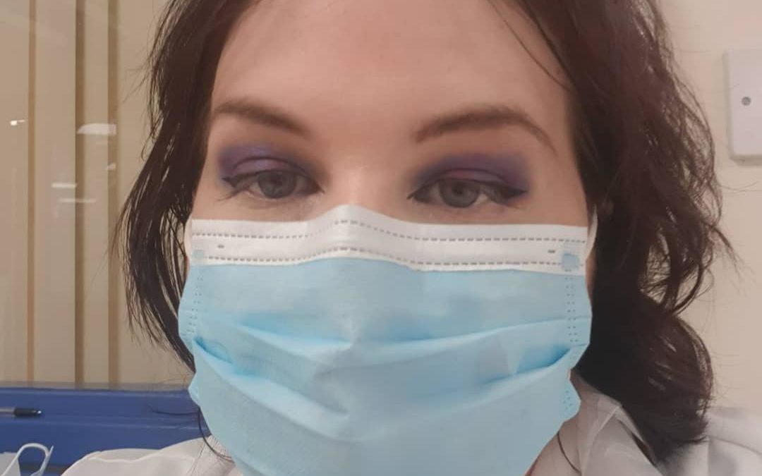 Working in a hospital with a mask hiding my face doesn’t mean my eyes can’t be beautiful