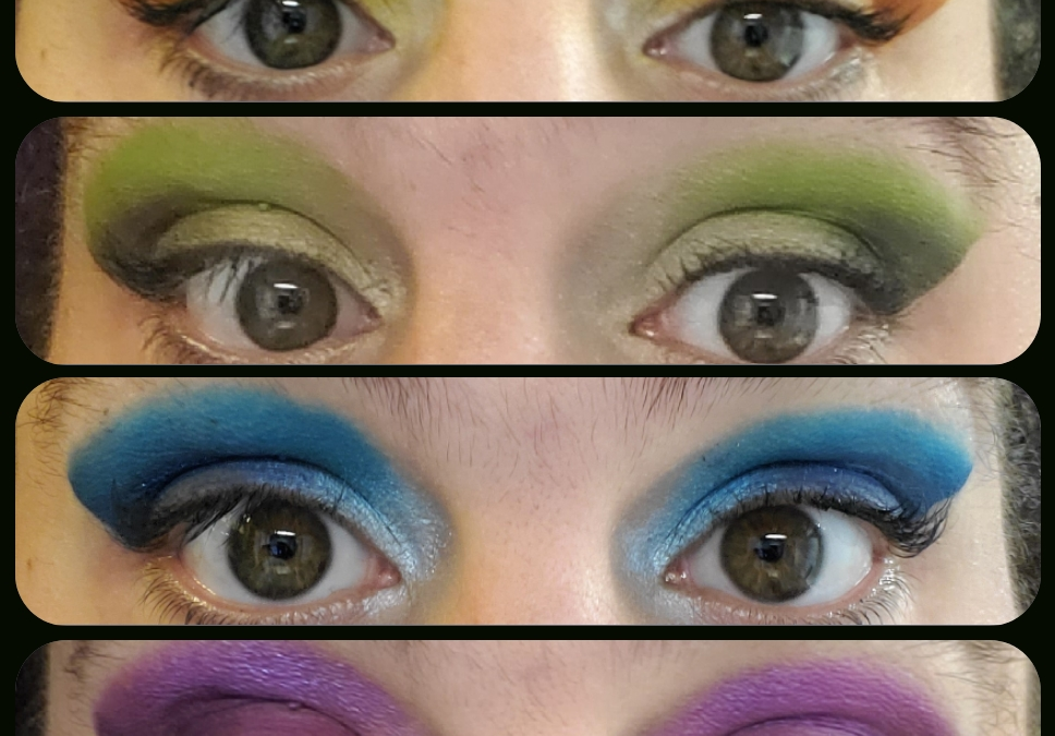 I was never really invested in Pride but started doing one look a day since the beginning of June to be able to do it.  I hope you like.  I know I’m proud of it!  Can do some of the other flags with the rest of the month.
