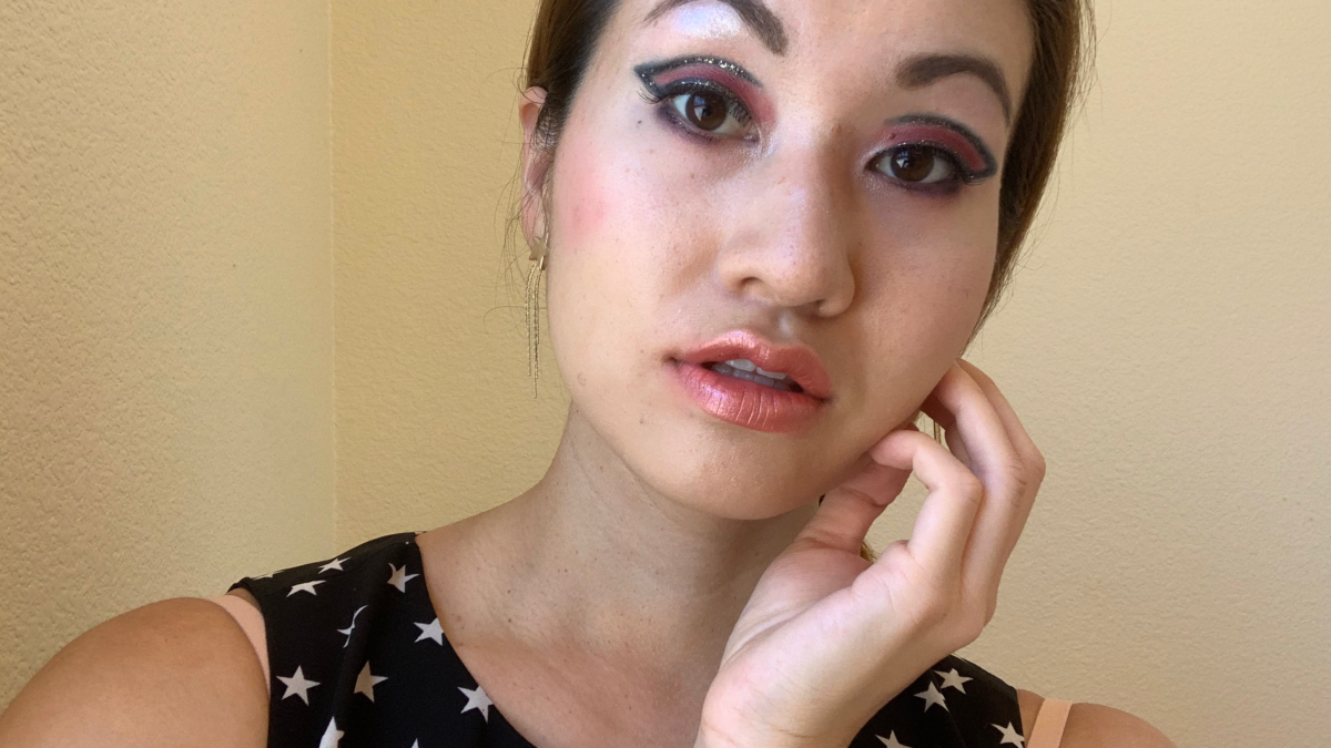 tried a makeup inspired by the quarter of july