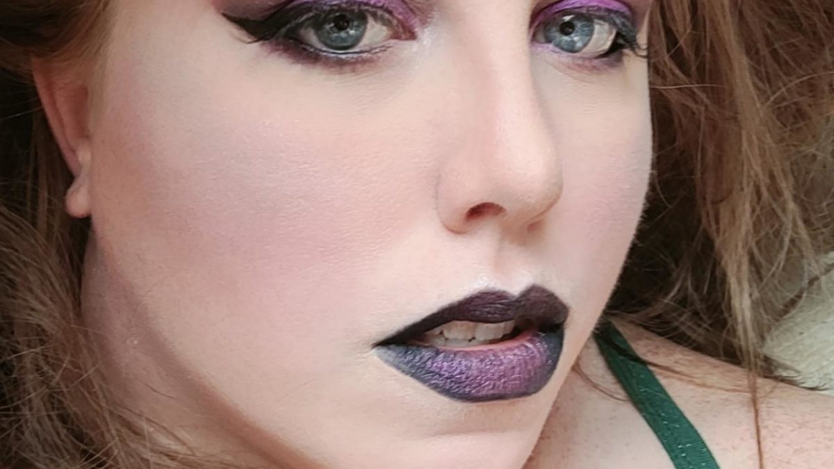 Was challenged to do a “vampy” look.  13 years old me 100% approve and is frozen AF