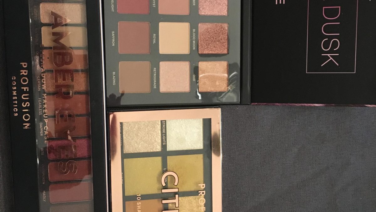 Anyone who has experience with these golden or burgundy palettes